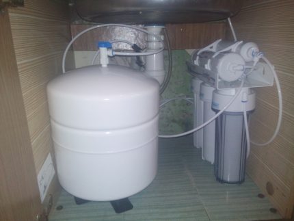 Instal·lació del sistema d’osmosi inversa