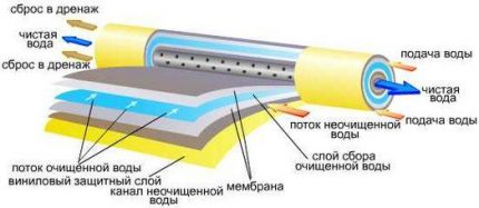 Dispositivo de membrana