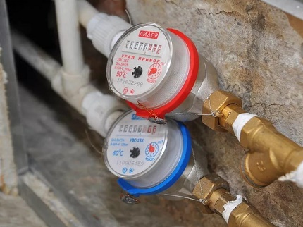 Rules for connecting water meters to the water supply