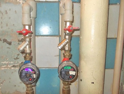 Compliance with the rules for installing water meters