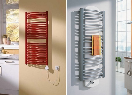 Where appropriate installation of a heated towel rail