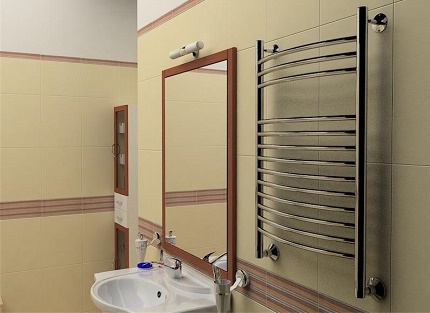 The nuances of installing a water heated towel rail in the bathroom