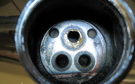 Corrosion au fond du mélangeur
