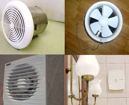 Modely výfukových ventilátorov