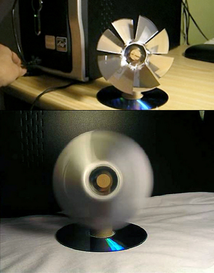 Kompaktinių diskų ventiliatorius