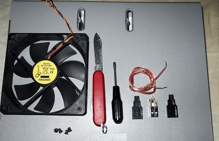 Nástroje pro ohřev ventilátoru