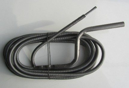 Cable para limpieza mecánica de tuberías.