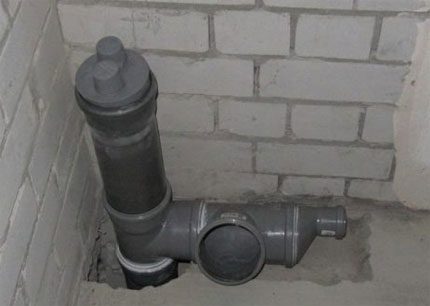 Instalación de válvulas de aireación.
