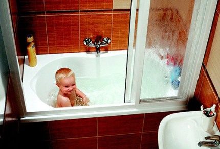 Babybadning