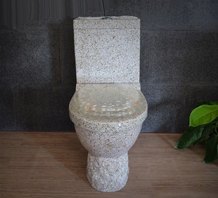 Natural granite toilet