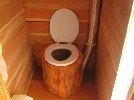 Toilette auf dem Land