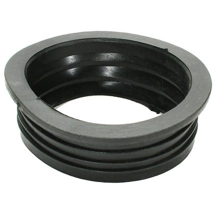 If the toilet is planned to be connected to a cast-iron socket, it is necessary to prepare a transition cuff of rubber measuring 123 x 100 millimeters