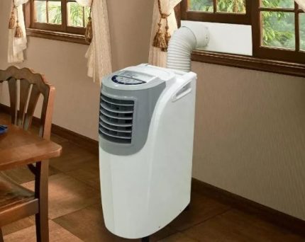 Duct mobile air conditioner