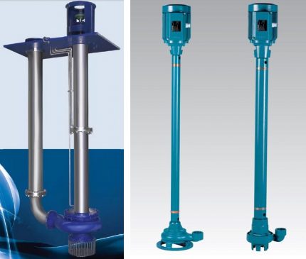 Semi-submersible sewage pumps