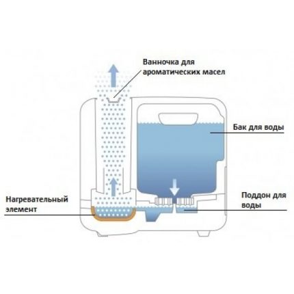 Steam humidifier device
