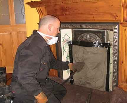 How to clean the chimney gently