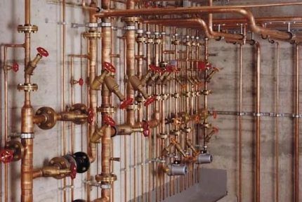 Copper pipe system