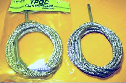 Rope plumbing cable