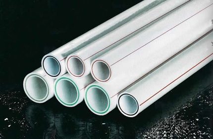 Different polypropylene pipe