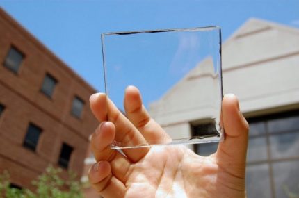 Transparent photocell