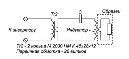 Heater induction coil circuit