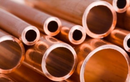 Wall thickness of copper pipes