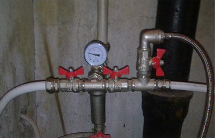 Pressure testing of plastic pipes as a test