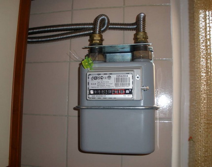 Membrán gázmérő