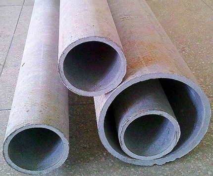 Asbestos-cement pipes