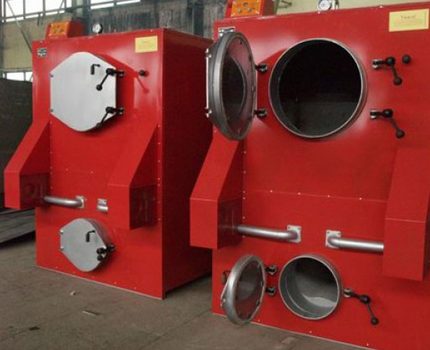 Boilers for industrial premises