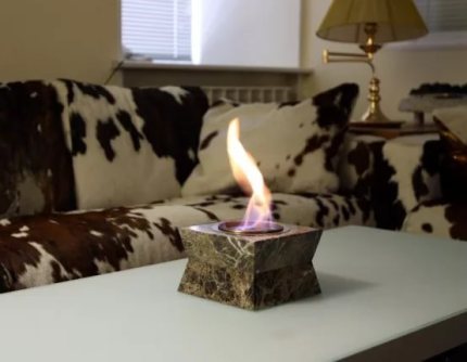Biofuel for fireplaces and lamps