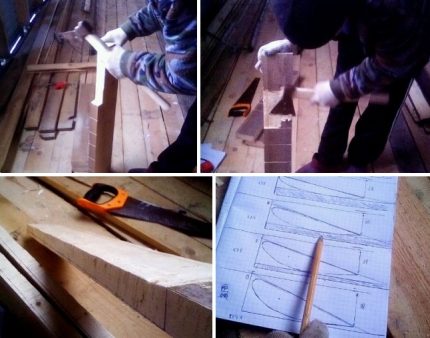 Haciendo una cuchilla de madera