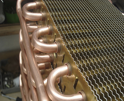 Copper heat exchanger