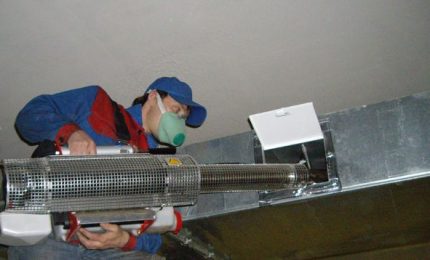 Ventilation cleaning process