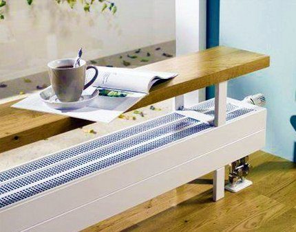 Floor convector is a functional solution for heating