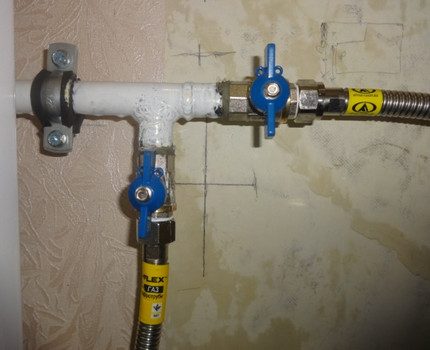 Connexion directe des tuyaux de gaz