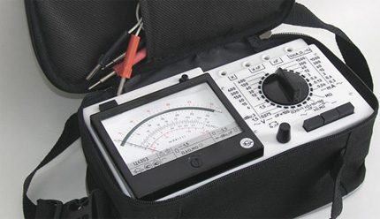 Instrument measuring tester