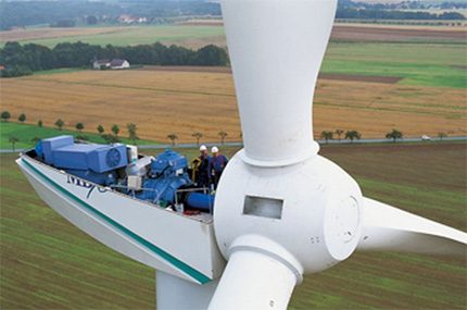 Calcul de la puissance d'un moulin à vent