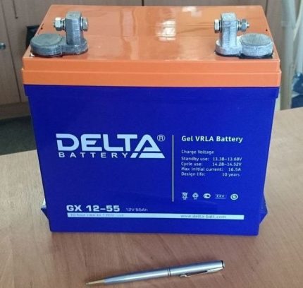 Baterie gel Delta