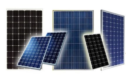 Druhy solárních panelů