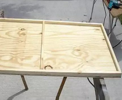 Cadre en bois pour photocellule