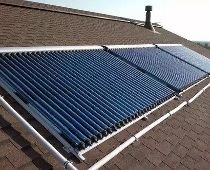 Colector solar de vacío de techo