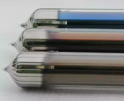 Coaxial glass tubes