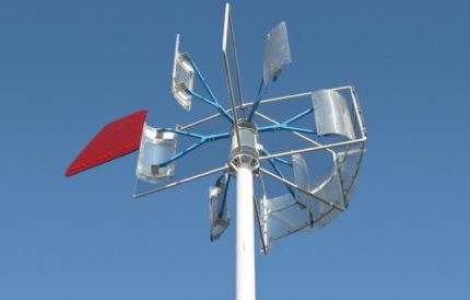 Vertikalus vėjo generatorius