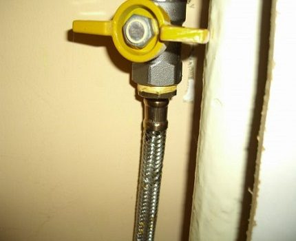 Gas tap replacement