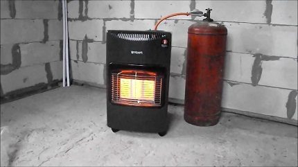 Gas infrared heater