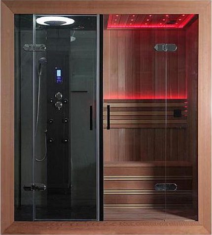 Cabin with infrared sauna