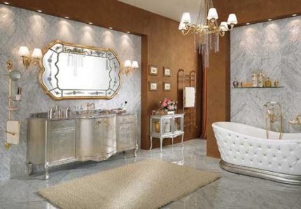 Glamorous bathroom