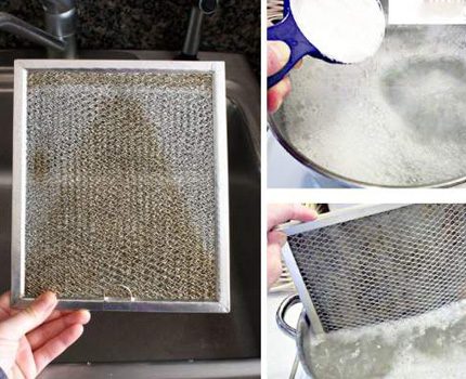 Removing contaminants from the filter