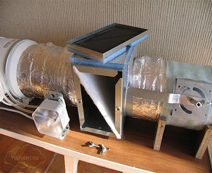 Supply air filter